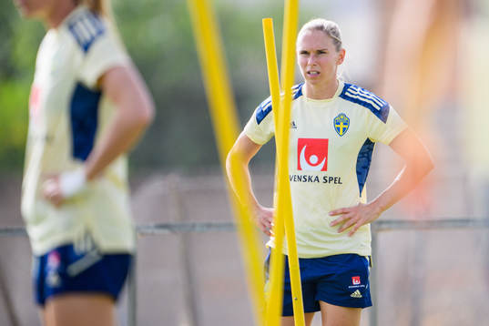 Jonna Andersson of the Swedish women's national football