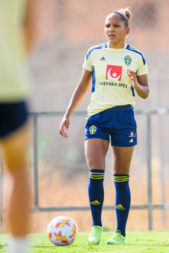 Madelen Janogy of the Swedish women's national football