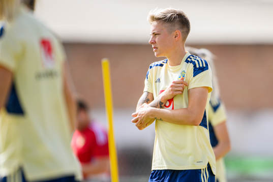 Lina Hurtig of the Swedish women's national football team
