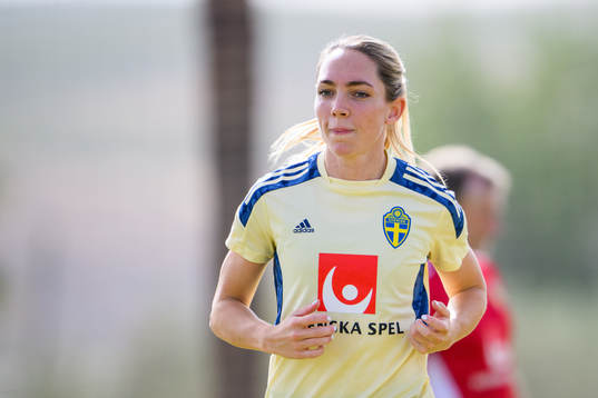 Elin Rubensson of the Swedish women's national football
