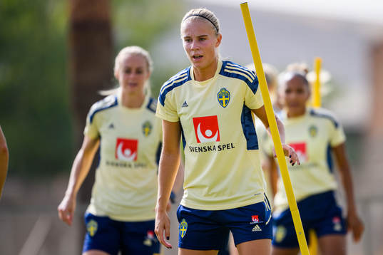 Stina Lennartsson of the Swedish women's national football