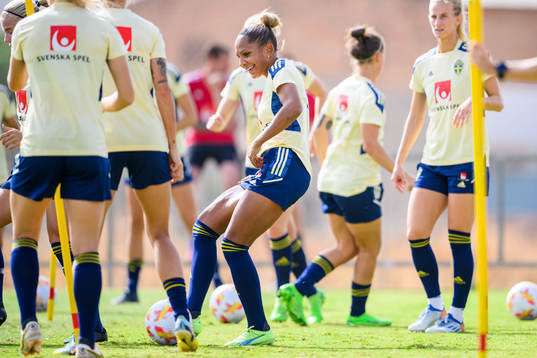 Madelen Janogy of the Swedish women's national football