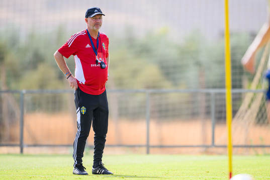 Head coach Peter Gerhardsson of the Swedish women's