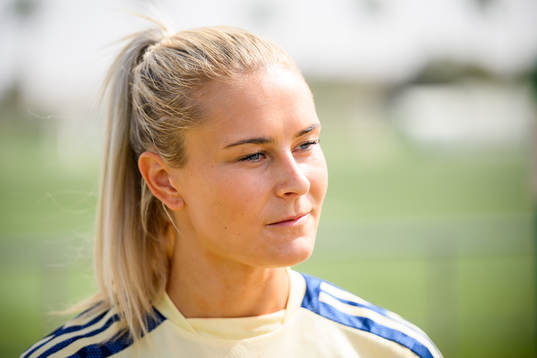 Amanda Nilden of the Swedish women's national football team