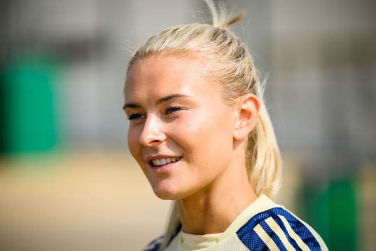 Amanda Nilden of the Swedish women's national football team