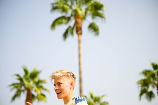 Lina Hurtig of the Swedish women's national football team