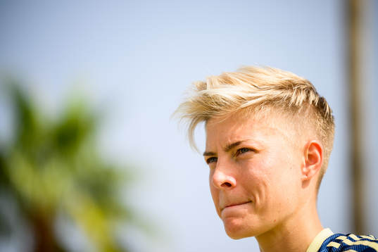 Lina Hurtig of the Swedish women's national football team