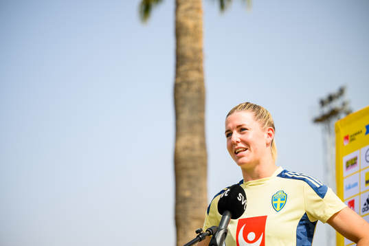 Olivia Schough of the Swedish women's national football