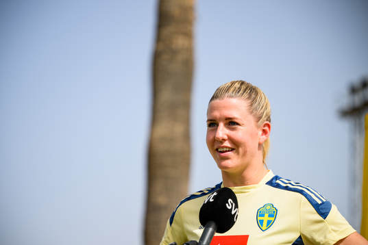 Olivia Schough of the Swedish women's national football