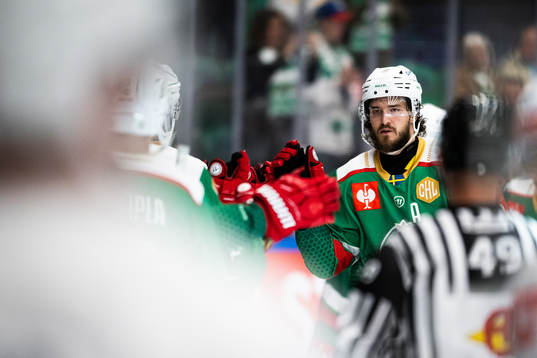 Dennis Everberg of Rögle celebrates