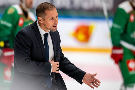 Head coach Cam Abbott of Rögle
