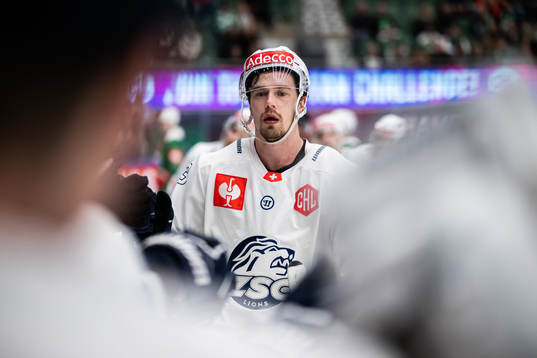 Juho Lammikko of ZSC Lions celebrates