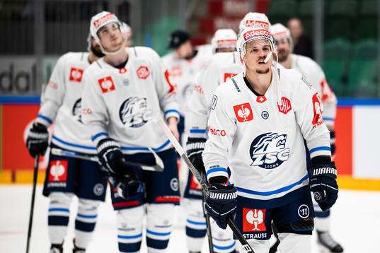 Sven Andrighetto of ZSC Lions looks dejected
