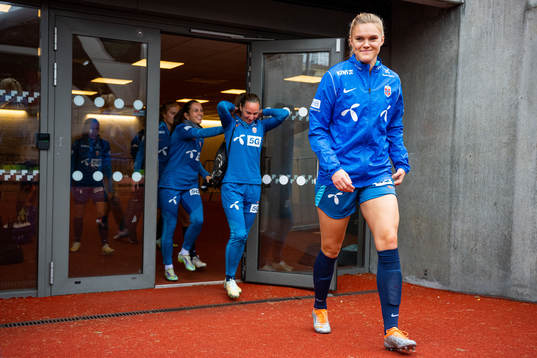 Kristine Bjørdal Leine of the Norwegian women's national
