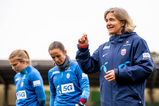Hege Riise, head coach of the Norwegian women's national