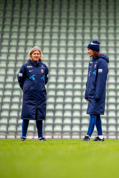 Hege Riise, head coach of the Norwegian women's national