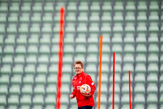 Monica Knudsen, assistant coach of the Norwegian women's