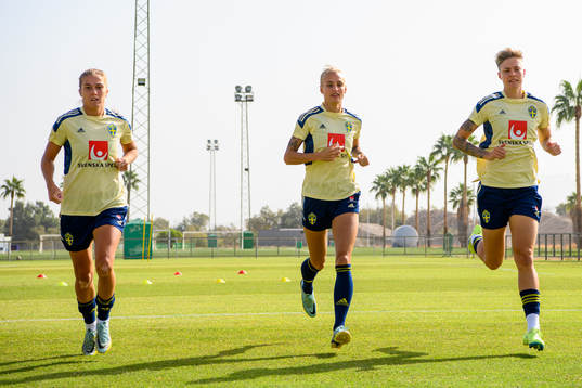 Filippa Angeldahl, Nathalie Björn and Lina Hurtig of the