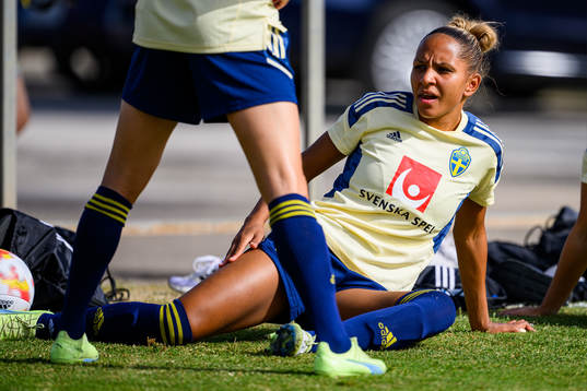 Madelen Janogy of the Swedish women's national football