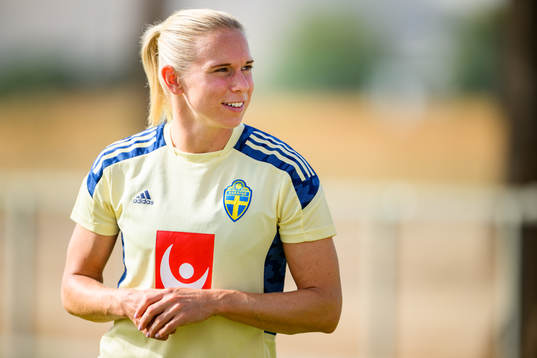 Jonna Andersson of the Swedish women's national football