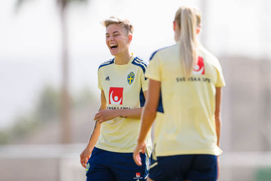 Lina Hurtig of the Swedish women's national football team