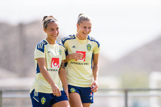 Julia Zigiotti Olme and Amanda Nilden of the Swedish