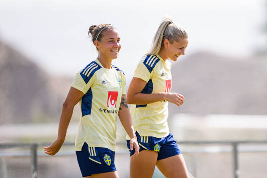Julia Zigiotti Olme and Amanda Nilden of the Swedish