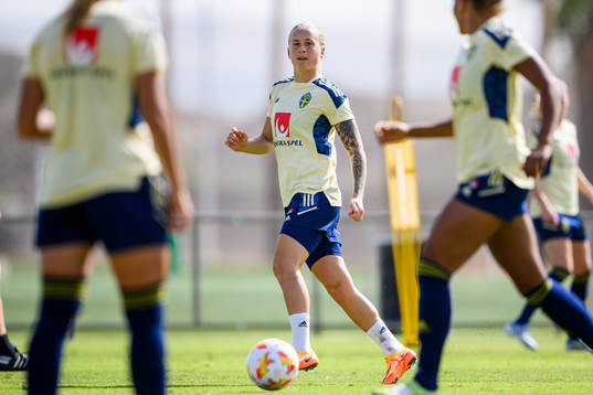 Filippa Curmark of the Swedish women's national football