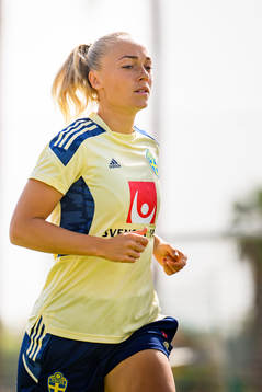 Hanna Bennison of the Swedish women's national football
