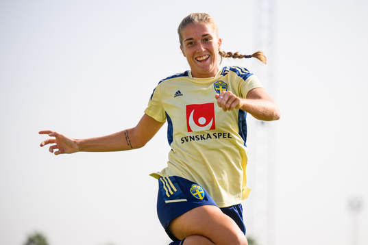 Filippa Angeldahl of the Swedish women's national football