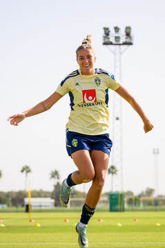 Filippa Angeldahl of the Swedish women's national football