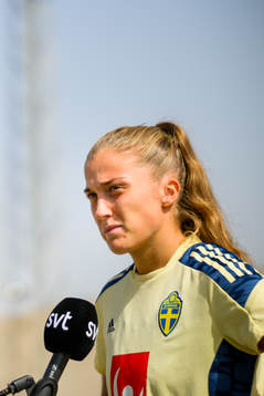 Filippa Angeldahl of the Swedish women's national football