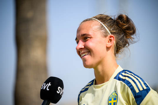 Julia Zigiotti Olme of the Swedish women's national