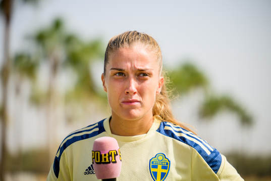 Filippa Angeldahl of the Swedish women's national football