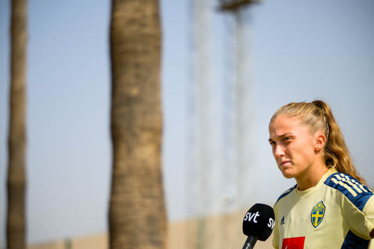 Filippa Angeldahl of the Swedish women's national football