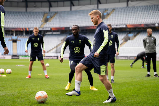 Anders Christiansen and Mohamed Buya Turay