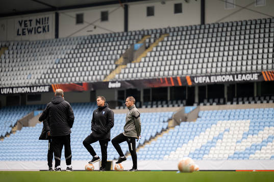 Head coach Åge Hareide, Daniel Andersson, head of sports