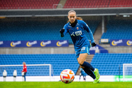 Guro Reiten of the Norwegian women's national football team