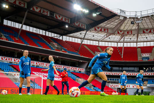 Guro Reiten of the Norwegian women's national football team