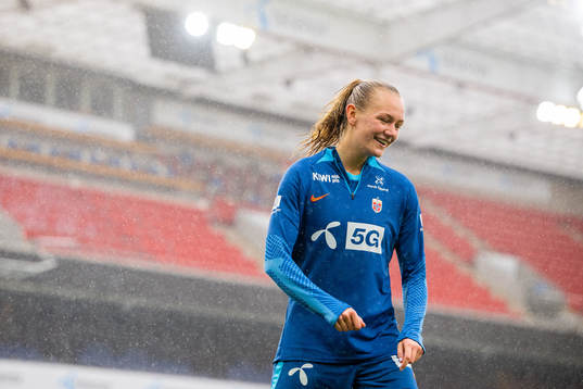 Frida Maanum of the Norwegian women's national football team