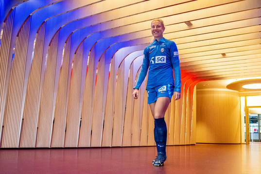 Sophie Román Haug of the Norwegian women's national