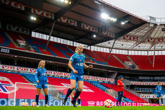 Sara Hørte of the Norwegian women's national football team