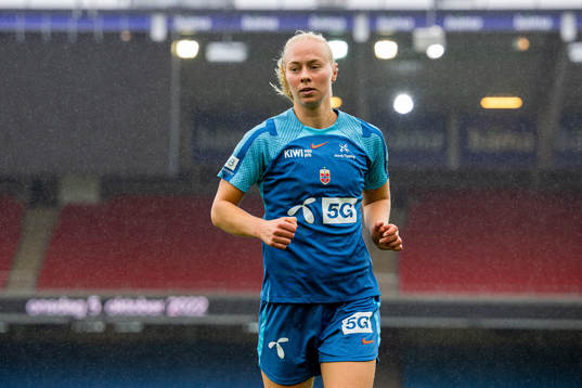 Sara Hørte of the Norwegian women's national football team