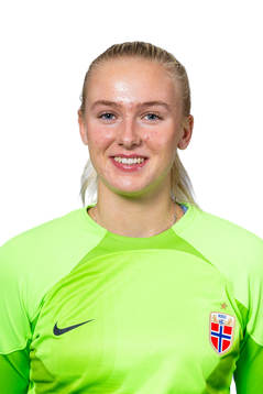Goalkeeper Selma Panengstuen of the Norwegian women's