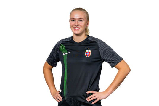 Goalkeeper Selma Panengstuen of the Norwegian women's