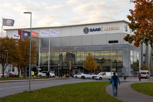 Exteriörbild av Saab Arena