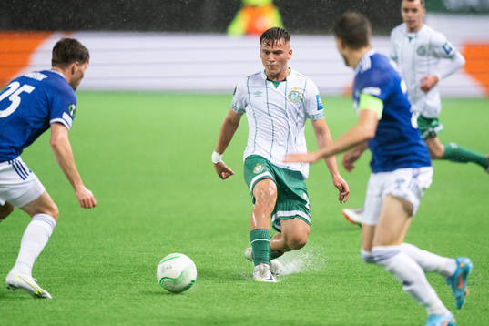 Justin Ferizaj of Shamrock Roversand