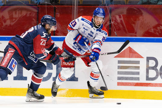 Linköpings Stefan Matteau och Oskarshamns Blaine Byron