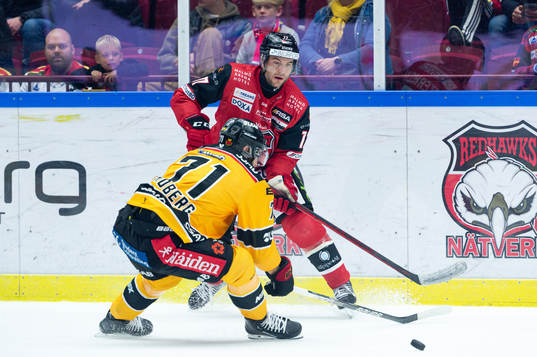 Malmö Redhawks Pathrik Westerholm och Luleås Linus