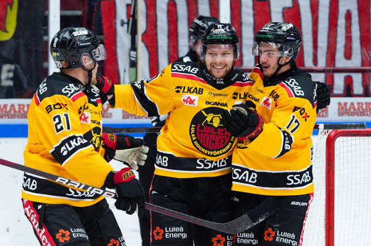 Luleås Juhani Tyrväinen , Einar Emanuelsson och Isac
